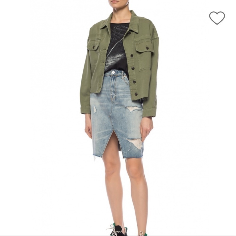 ALLSAINTS | Alfie Denim Skirt Size 0 - Picture 2 of 10